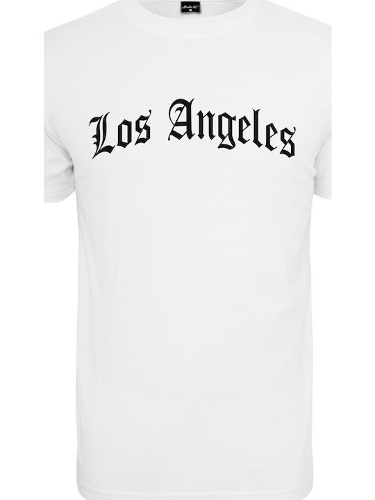 Los Angeles Wording T-shirt Λευκό