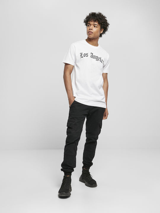Los Angeles Wording T-shirt Λευκό