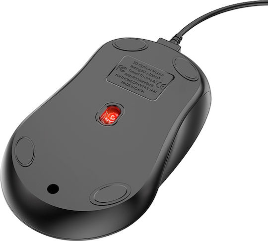 Borofone BG4 Verkabelt Maus Schwarz