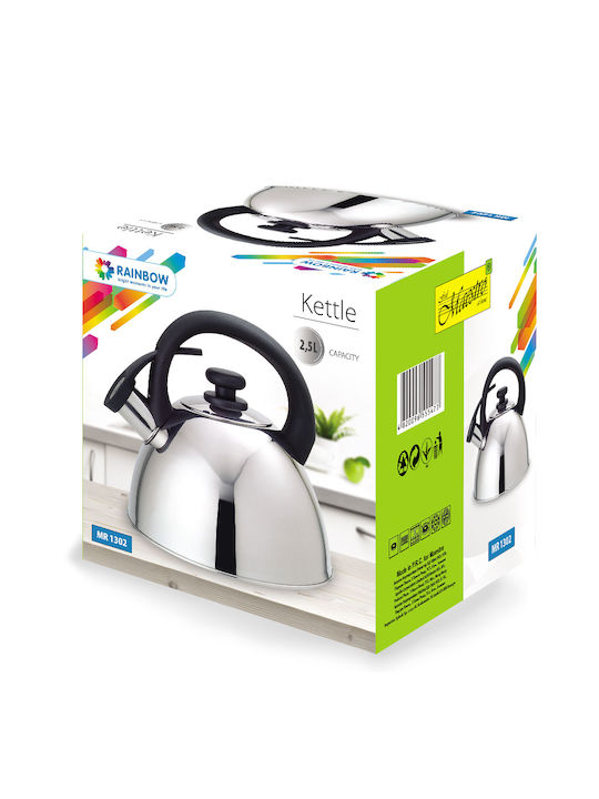 Maestro Βραστήρας Ανοξείδωτος Ασημί 2500ml