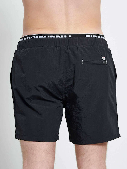 Funky Buddha Herren Badebekleidung Shorts Schwarz