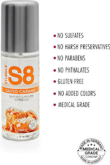 Stimul8 S8 Flavored Lubricant Waterbased Вагинален Смазка солен карамел 125мл