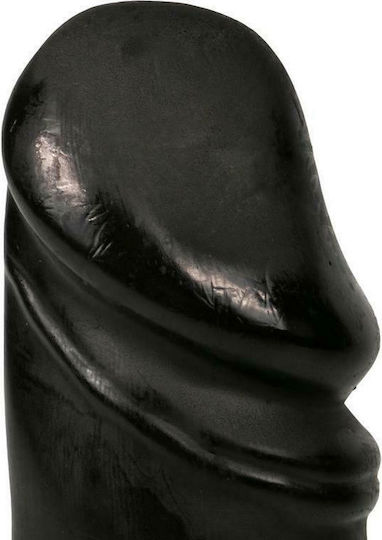 All Black Mark Ρεαλιστικό Dildo Μαύρο 22cm