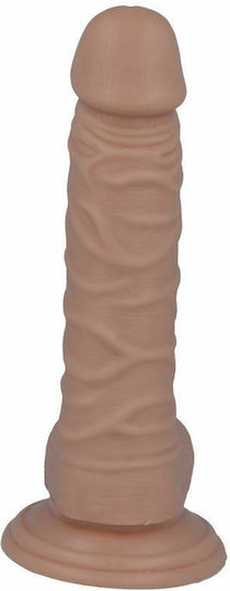 Intense Mr Intense Realistic Cock 7 Glass Dildo with Balls and Suction Cup Flesh 17.1cm