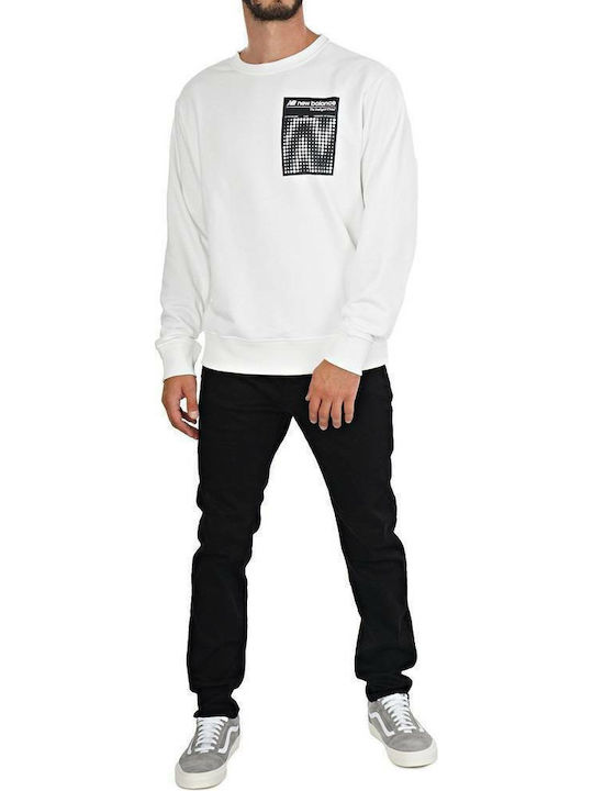 New Balance Sport Style Optiks Men's Sweatshirt White