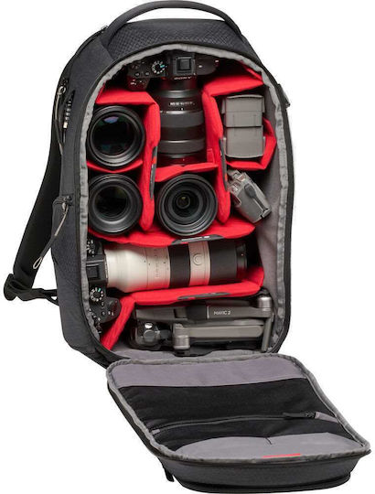 Manfrotto Pro Light Front Loader 16L Τσάντα Πλάτης Φωτογραφικής Μηχανής Medium Μαύρη