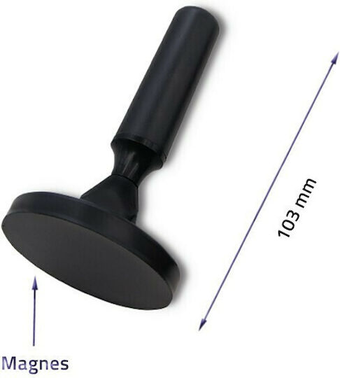 Qoltec 57016 DVB-T2 57016 Indoor TV Antenna (Does not Require Power Supply) Black