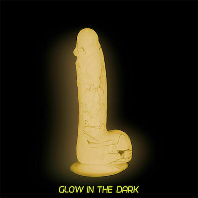 Addiction Brandon Glow In The Dark Dildo 19cm Pink