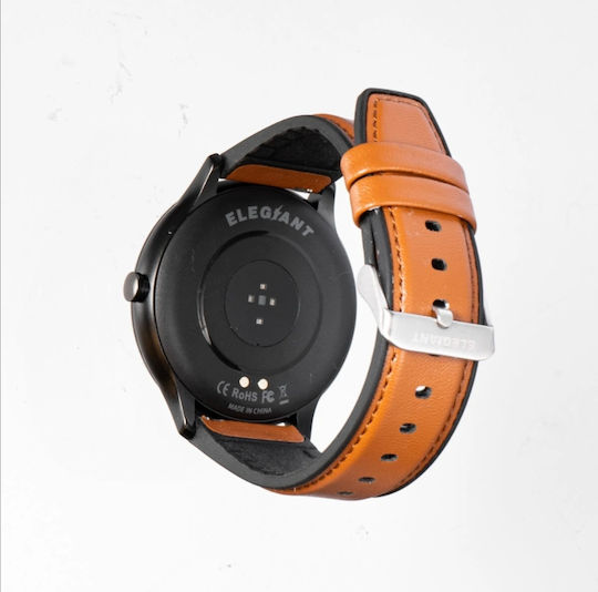 Elegiant C530 Smartwatch mit Pulsmesser (Schwarz)