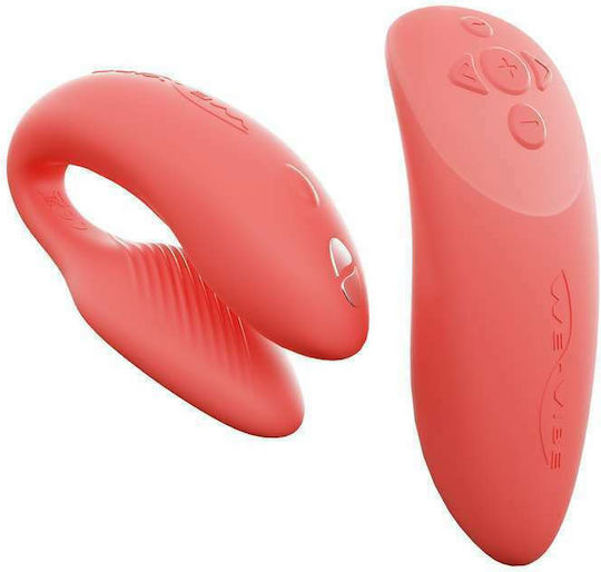 We-Vibe Chorus Two Become One Vibrator for Couples with Remote Control 7.8cm Orange
