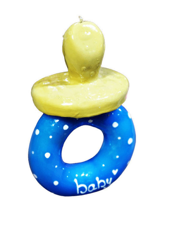 Handmade Baby Pacifier Blue Easter Candle Scented Blue Handmade Baby Pacifier Blue Easter Candle Scented Blue