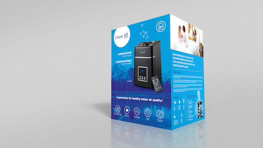 Clean Air Optima CA-604B Humidifier / Ionizer 138W for Spaces 55m²