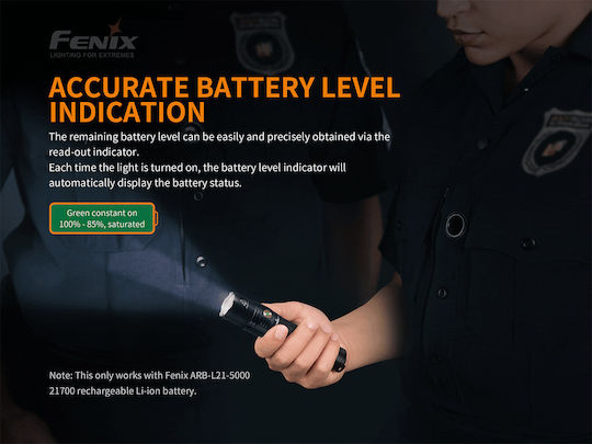 Fenix LED IP68 с Максимална Яркост 1600лм PD36R Черен