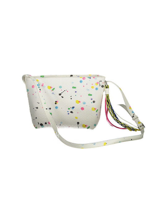 Desigual Din piele Geantă de damă Crossbody Albă