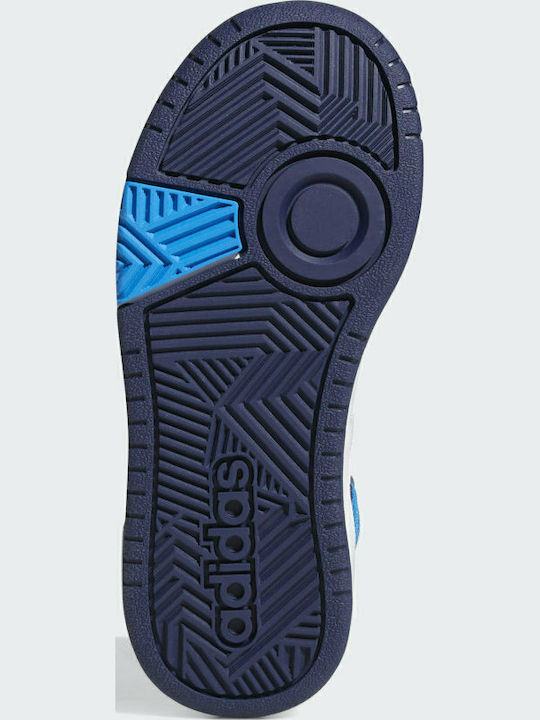 Hoops Hoops Mid 3.0 K Kids Sports Shoes Basketball with Laces Dark Blue / Blue Rush / Turbo