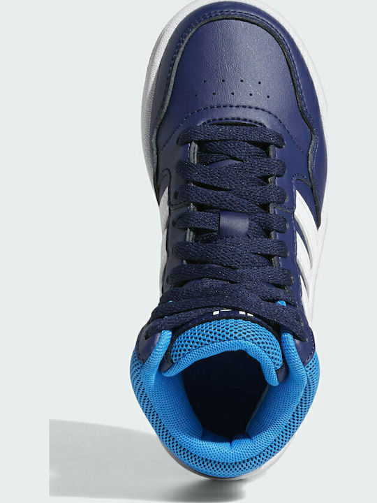 Hoops Hoops Mid 3.0 K Kids Sports Shoes Basketball with Laces Dark Blue / Blue Rush / Turbo