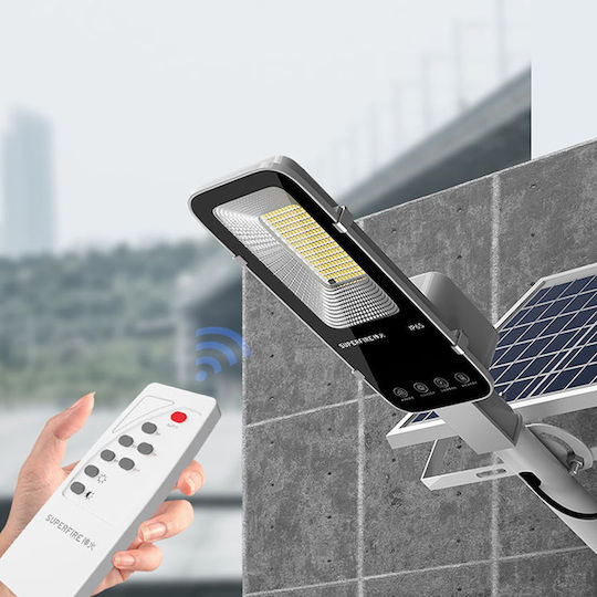 Superfire Street Solar Light 63W 500lm Cold White 8000K with Remote Control IP65