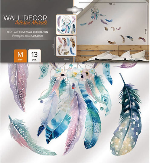 Decorative Wall Sticker Watercolour Dreamcatcher Vinyl 1 Piece Ango