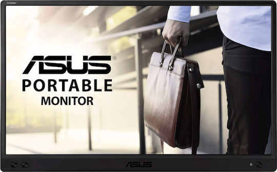 Asus ZenScreen MB166C IPS Φορητό Monitor 15.6" FHD 1920x1080 με Χρόνο Απόκρισης 5ms GTG Γκρι