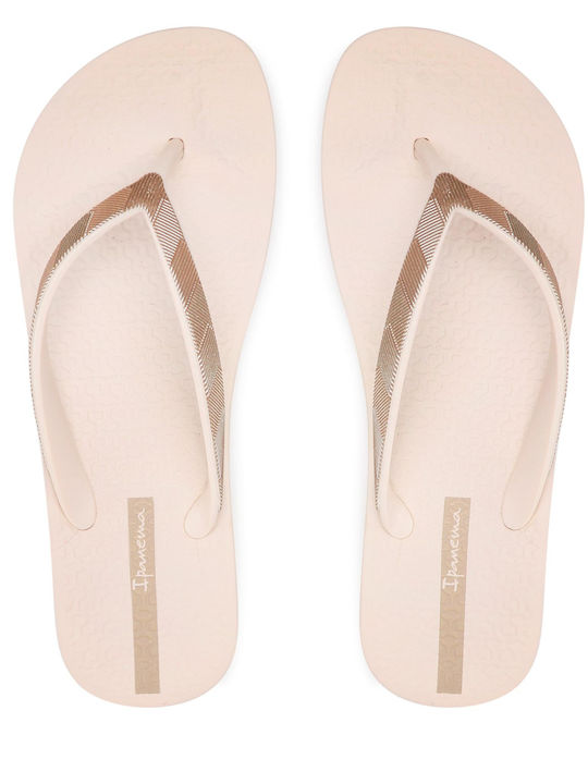 Women's Platform Flip Flops Beige