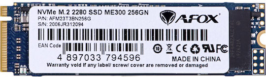 Afox ME300 SSD 256GB τύπου M.2 με σύνδεση PCI Express 3.0 ME300-256GN