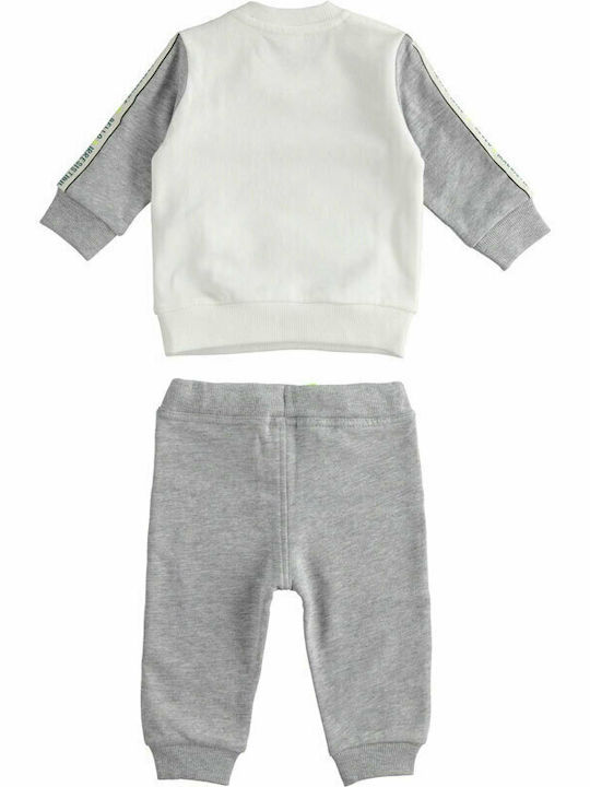 iDO Kids Sweatpants Set Ecru