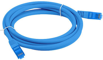 Lanberg S/FTP Cat.6a Καλώδιο Δικτύου Ethernet 2m Μπλε