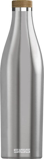 Sigg Meridian Brushed Bottle Thermos Stainless Steel BPA Free 700ml Silver 8999.70