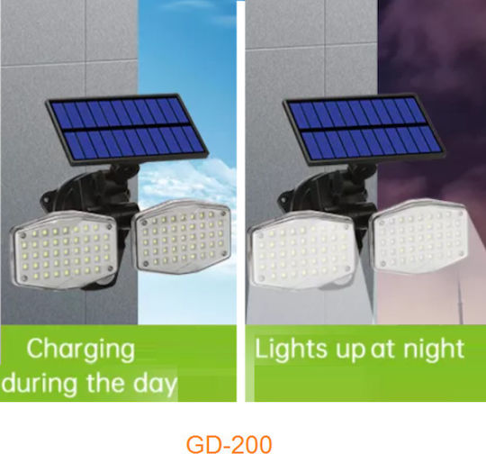 GDPLUS Wall Mounted Solar Light 20W with Motion Sensor IP65