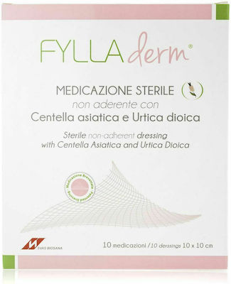 Fresiamed Fylladerm Sterile Αποστειρωμένες Γάζες 10x10cm 10τμχ