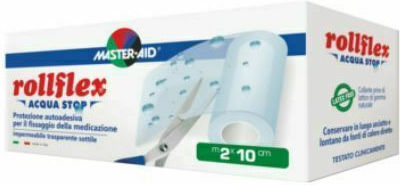 Master Aid Impermeabil Plasturi Autoadezivi Rollflex Acqua Stop 1000x2cm 1buc