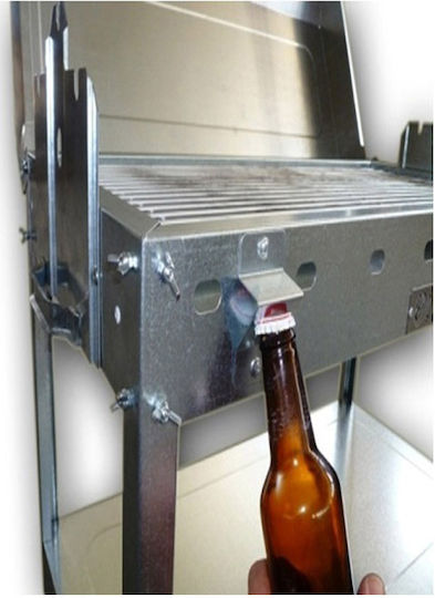 EMC Verzinkt Holzkohlegrill mit Deckel 55cmx40cm