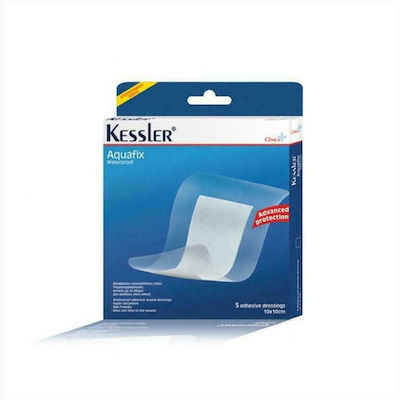 Kessler Clinica Aquafix Waterproof & Sterilized Plasters 10x10cm 5pcs