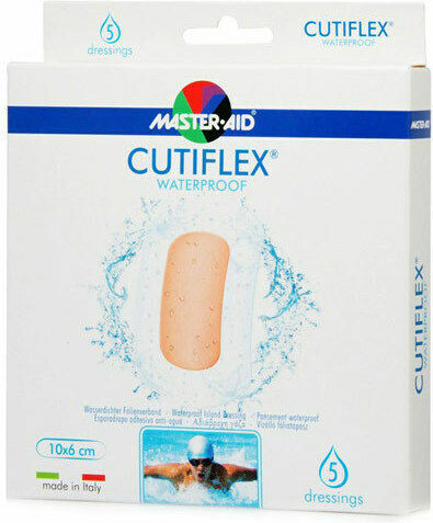 Master Aid Cutiflex Waterproof Plasters 10x6cm 5pcs