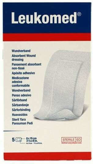 BSN Medical Leukomed Waterproof & Sterilized Plasters 15x8cm 5pcs