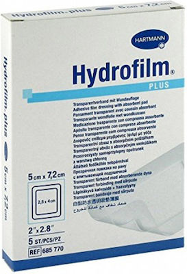 Hartmann Hydrofilm Plus Waterproof & Sterilized Plaster 7.2x5cm 1pcs