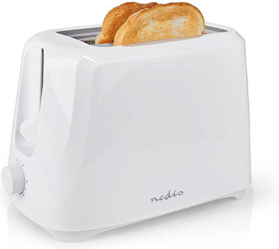 Nedis Toaster 2 Slots 700W White