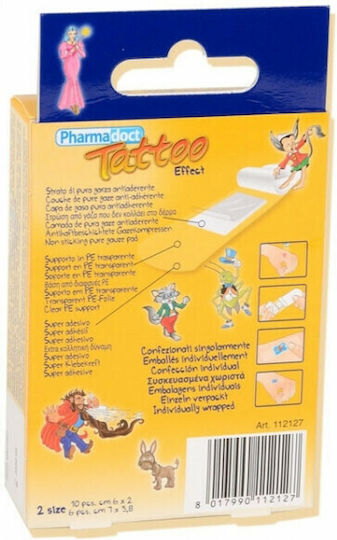 Gima Pharmadoct Tattoo Effect Παιδικά Αυτοκόλλητα Επιθέματα 16τμχ