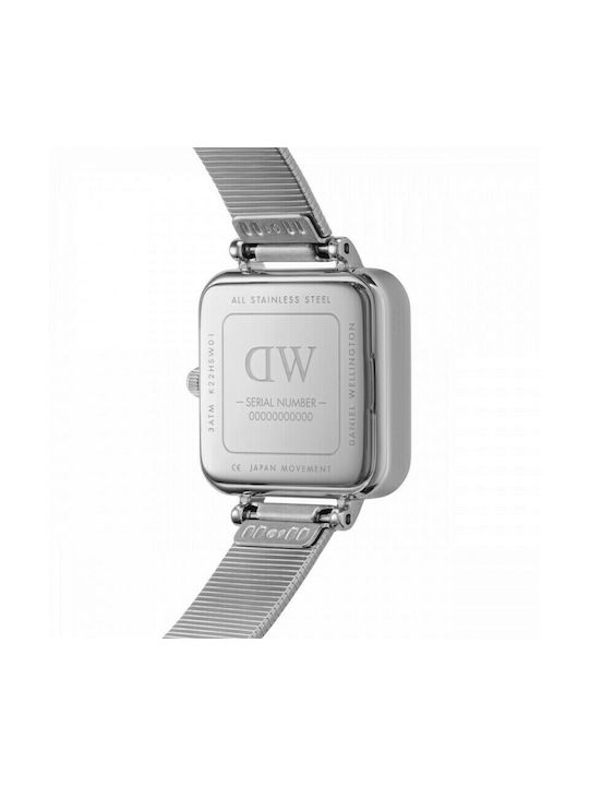 Daniel Wellington Watch with White Metal Bracelet