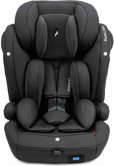 Osann Flux Klimax Καθισματάκι Αυτοκινήτου με Isofix All Black 21 15-36 kg