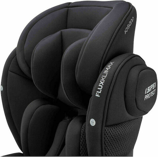 Osann Flux Klimax Καθισματάκι Αυτοκινήτου με Isofix All Black 21 15-36 kg