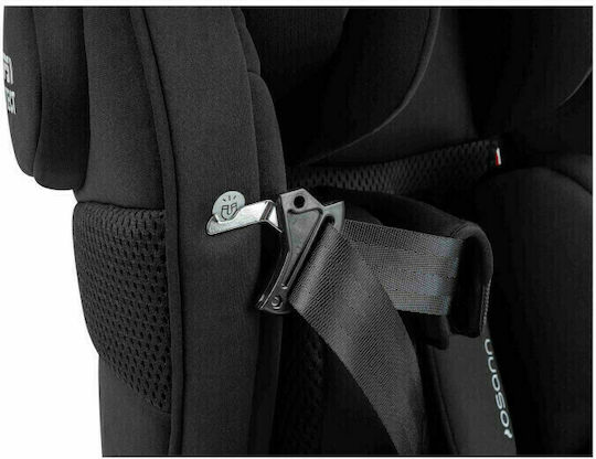 Osann Flux Klimax Καθισματάκι Αυτοκινήτου με Isofix All Black 21 15-36 kg