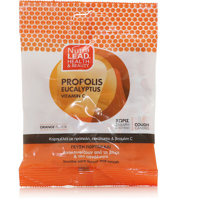 Pharmalead Cough Candies Dropsuri pentru Copii fără Gluten Portocaliu 40gr