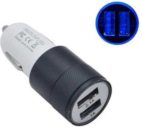 Chengxin Car Charger 2.1A with Ports: 2xUSB Black Color