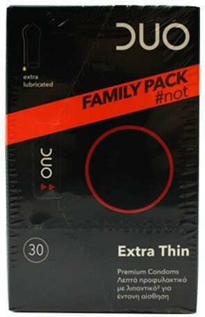 Duo Προφυλακτικά Extra Thin Family Pack 30τμχ 56mm