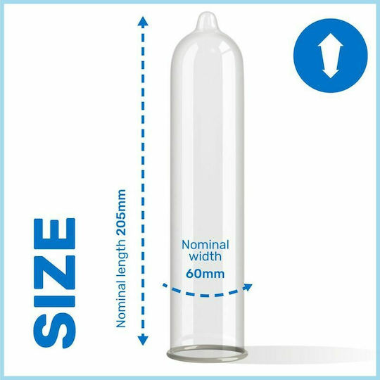 Pasante Prezervative Naturelle Range 144 Bucăți 54mm Natural