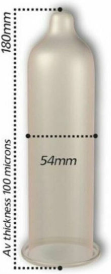 Pasante Προφυλακτικά Extra 144τμχ 52mm Natural