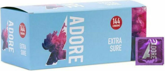 Pasante Adore Extra Sure Condoms 144pcs