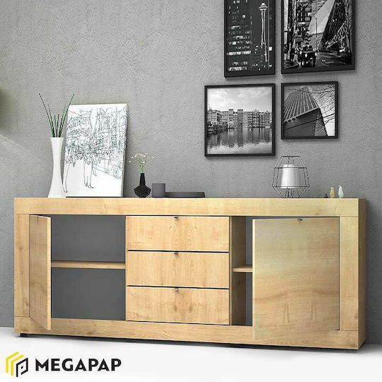 Μπουφές Ocean Ξύλινος με Συρτάρια 210x45x86cm Μπουφές Ocean Ξύλινος με Συρτάρια 210x45x86cm