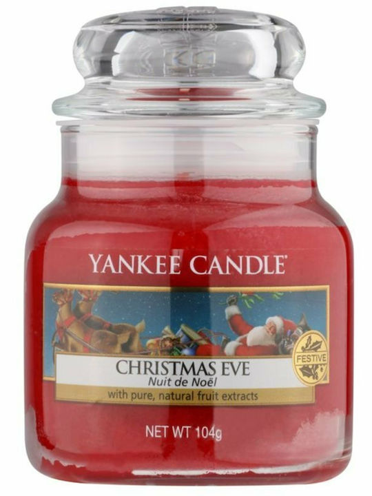 Yankee Candle Χριστουγεννιάτικο Κερί Κόκκινο Christmas Eve Candle